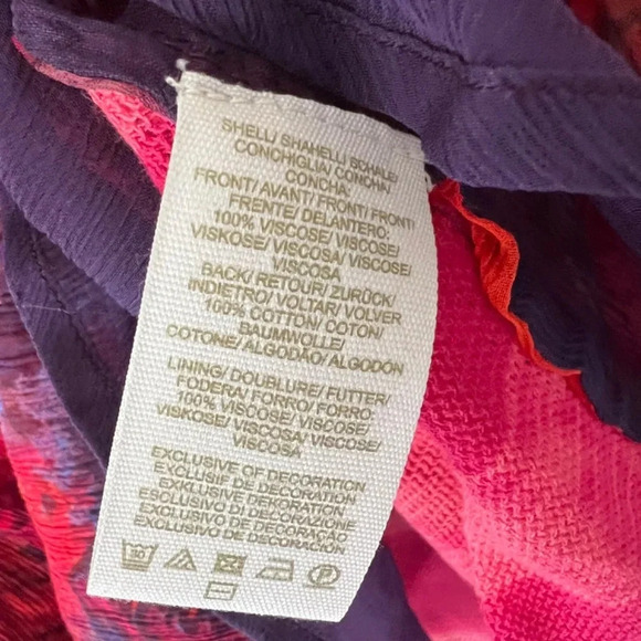 Free People Firecracker Tunic Tank Top Orange Combo Size XS - Picture 9 of 10